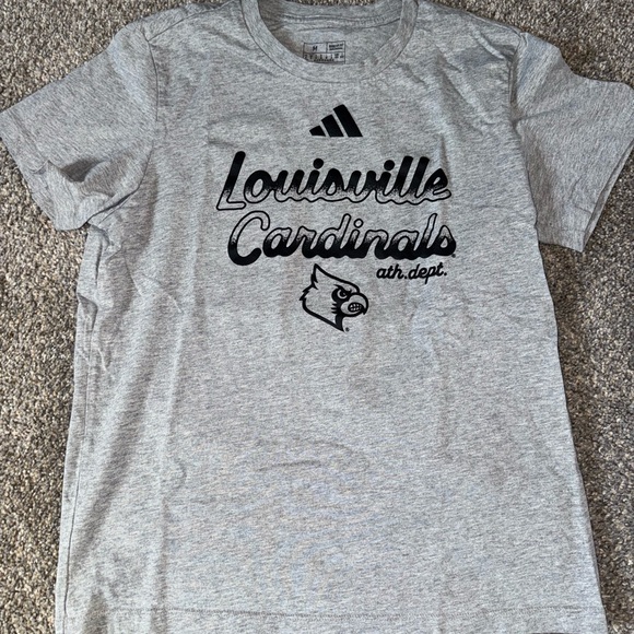 adidas Tops - Adidas Women’s Louisville Cardinals Gray T-Shirt